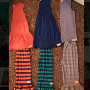 Ruffle girl outfits.